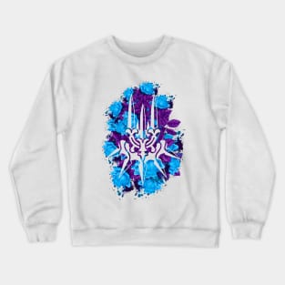 CLAN - Blue Flowers Style Crewneck Sweatshirt